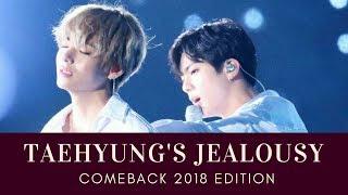 Taehyung Jealous Moments in Tear comeback 2018  taejin  뷔진 