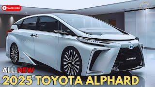 Finally New 2025 Toyota Alphard Unveiled - First Class MPV Van