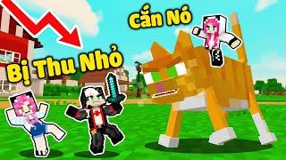 MỀU THỬ THÁCH 24 GIỜ SINH TỒN THẾ GIỚI TÍ HON TRONG MINECRAFT*REDHOOD BỊ TROLL BẰNG ĐÈN PIN THU NHỎ