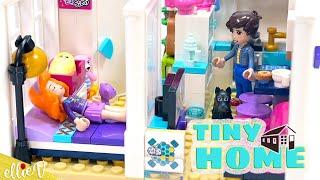 Building a tiny home in Lego so cosy cluttered and claustrophobic  custom build challenge diy