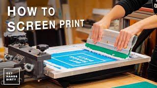 Print Your Own Posters T-Shirts and More  Screen Printing Basics