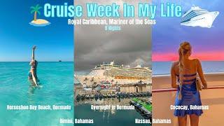 CRUISE VLOG 8 Nights on Royal Caribbean Mariner of the Seas  Bahamas Bermuda  Grace Taylor