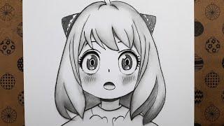 Anya Forger Anime Çizimi Kolay Anime Resmi Nasıl Çizilir