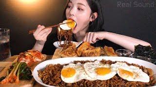 jjapagetti Mukbang korean ASMR Real Sound eating Show