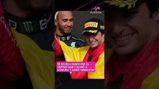 CARLOS SAINZ EL CÚPIDO ENTRE SHAKIRA Y LEWIS HAMILTON