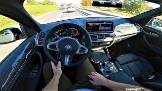 New BMW X3 2023 - POV Test Drive xDrive30d 286HP by Supergimm