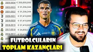 Jrokez  FUTBOLCULARIN BUGÜNE KADAR KAZANDIĞI TOPLAM MAAŞLARA BAKIYOR  C.RonaldoMessiMusleraRafa