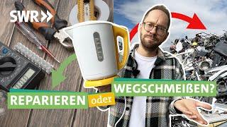 Reparatur oder Recycling? Das lohnt sich bei Haushaltsgeräten I Ökochecker SWR