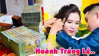 Đám Hỏi Kiên Giang CÔ DÂU TIỀN TỶ HỘT XOÀN BẠCH KIM HỒI MÔN 2 CĂN NHÀ XE HƠI VÀNG NHIỀU Hoành Tráng