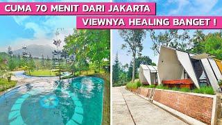 Villa Puncak Bogor murah ada kolam renang viewnya healing banget ‼️ Villa Marcolina 57 Ciawi Bogor