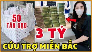 Nữ ĐẠI GIA ủng hộ 3 TỶ và 50 TẤN GẠO cho Bà Con Vùng Lũ Lụt Miền Bắc - TIN GIẢI TRÍ