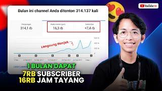 TERBUKTI  Cara Cepat Mendapatkan 1000 Subscriber dan 4000 Jam Tayang - YouTube 101