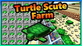 Simple Turtle Egg Scute Farm  1050+ Scute per Hour  1.20 - 1.21+  Minecraft Scute Farm