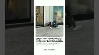 Di Eropa sedikit sekali Masjid hingga Muslim yg ada disana harus shalat di jalan