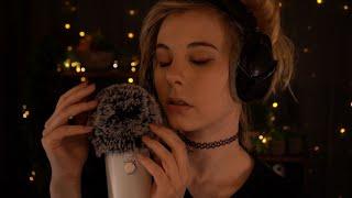 ASMR  Shhh Slow Sleepy Fluffy Mic Scratching - no talking blue yeti