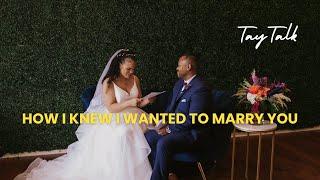 How I knew I wanted to marry you - confessing the truth to my husband