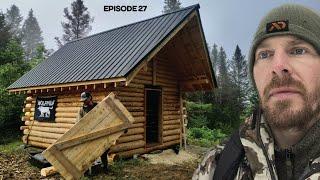 Log Cabin Build on Off-Grid Homestead EP27