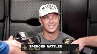 Spencer Rattler interview  Saints Rookie Minicamp 5112024