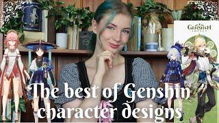 The best of Genshin Impact Character Designs  Hestiacos