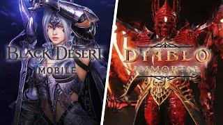 Diablo Immortal VS Black Desert Mobile  The Best Mobile MMORPG Game 2022?