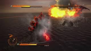 Godzilla PS4 Burning Godzilla vs Destoroyah vs Godzilla