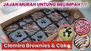 USAHA RUMAHAN OMSET BIKIN IBU-IBU PANEN CUAN I JAJANAN MURAH & ENAK CLEMIRA BROWNIES AND CAKE SLAWI