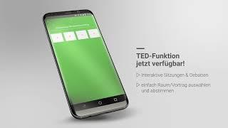 Kongress-App DKK 2020 TED-Funktion