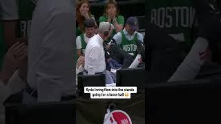 Kyrie flew into the stands  #shorts