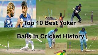 Top 10 Best Yoker Balls in Cricket History  Toe Crushing Yokers  Malinga  Bumrah  Starc