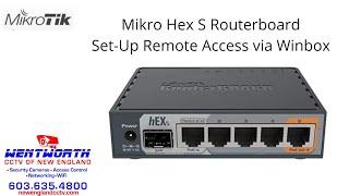 Mikrotik Hex S Router Configuration & How to Remote View with Winbox