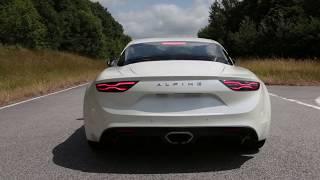 Alpine A110 Pure Engine Noise And Drifting