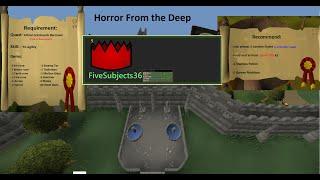 Horror From the Deep Quest Guide OSRS