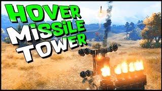 Crossout - IS A HOVER BIKE POSSIBLE? & Hover + Missile Tower Build - Crossout Gameplay