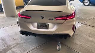 Bmw M8 Competition loud exhaust