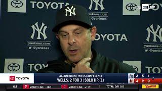 Aaron Boone discusses game against Orioles 4-2 loss
