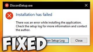 How To Fix Discord Installation Has Failed Error Easy Solution