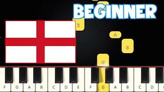 England National Anthem God Save The Queen  Beginner Piano Tutorial   Easy Piano