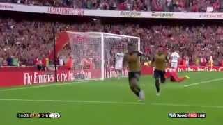 Alex Iwobi Goal vs Lyon & amazing counterattack from Arsenal HD