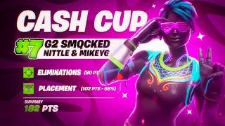 7th in TRIO CASH  Fortnite Cash Cup Highlights  G2 Smqcked