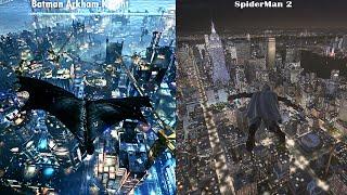 Spiderman 2 Vs Batman Arkham Knight  Comparison