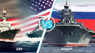 The battle of the seas USA vs Russia naval power comparison in 2023