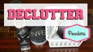 DECLUTTERING FACE POWDERS 2017