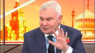 Fears for Eamonn Holmes health as he struggles on air with lycra clad Mr Motivator