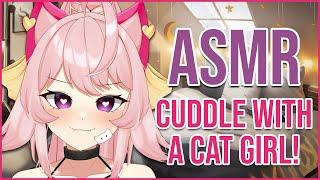 ASMR Cuddle with a catgirl Meowing purring close breathing and more   by a Catgirl Vtuber