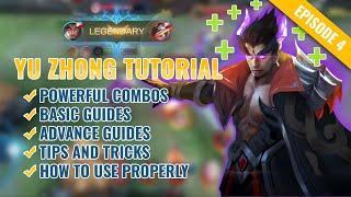 YU ZHONG Best Tutorial & Guide 2021 English Skills Combo Tips and Tricks  Mobile Legends  ML