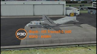 JSS Transall C-160  Prepar3d V5.4  KSFO to KMRY