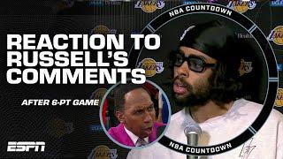 Stephen A. DAngelo Russell should be ASHAMED of himself  NBA Countdown