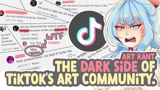 TIKTOKS ART COMMUNITY IS A DISASTER.  SPEEDPAINT + COMMENTARY