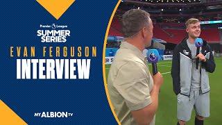 Evan Ferguson Speaks To Michael Owen