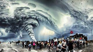 TOP 22 minutes of the biggest tornado in the USA Natural disaster in Kentucky OklahomaTexas